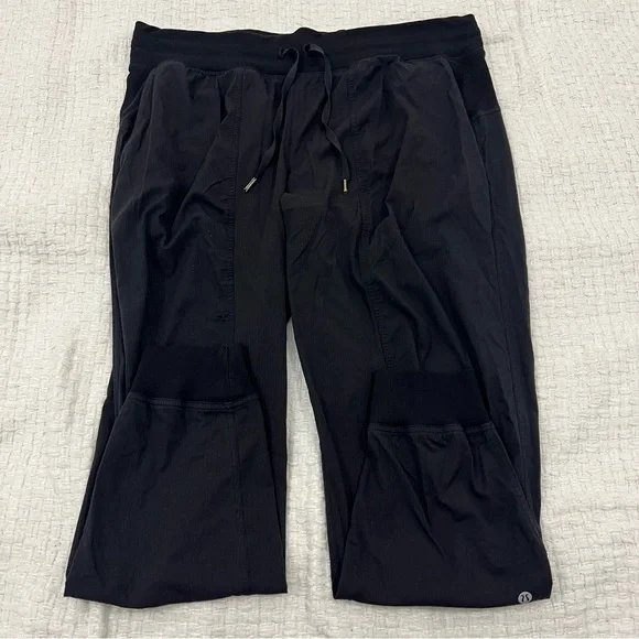 Lululemon Dance Studio Joggers Black 28” Inseam Size 14 High Rise EUC - Picture 3 of 4